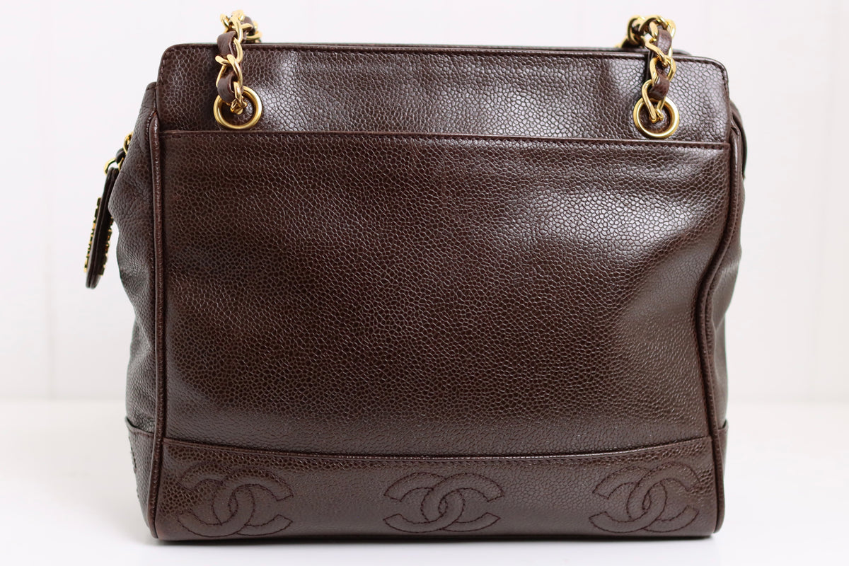 Chanel - Vintage - Triple CC - Caviar Tote