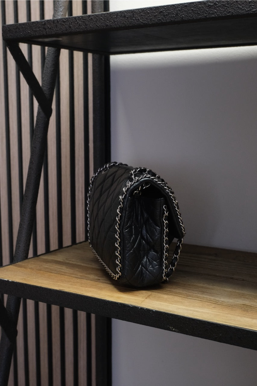 Chanel - Classic Flap – Aged Calfskin (Crushed / Vintage Finish)