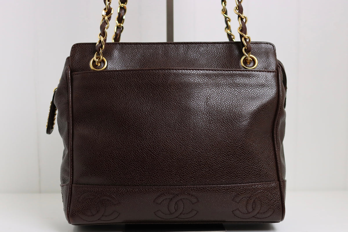 Chanel - Vintage - Triple CC - Caviar Tote