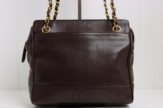 Chanel - Vintage - Triple CC - Caviar Tote