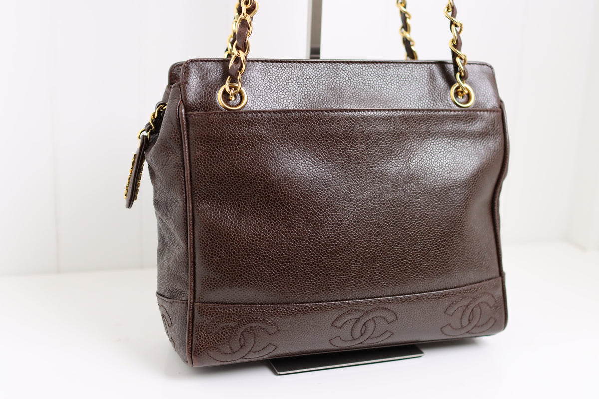 Chanel - Vintage - Triple CC - Caviar Tote