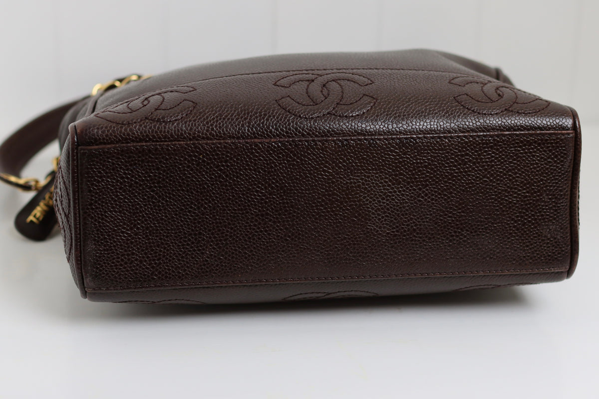 Chanel - Vintage - Triple CC - Caviar Tote