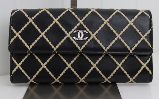 Chanel - Wild Stich  Long Flap Wallet