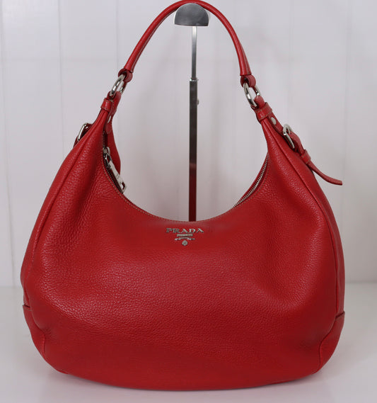 Prada - Hobo Bag - Vitello Daino