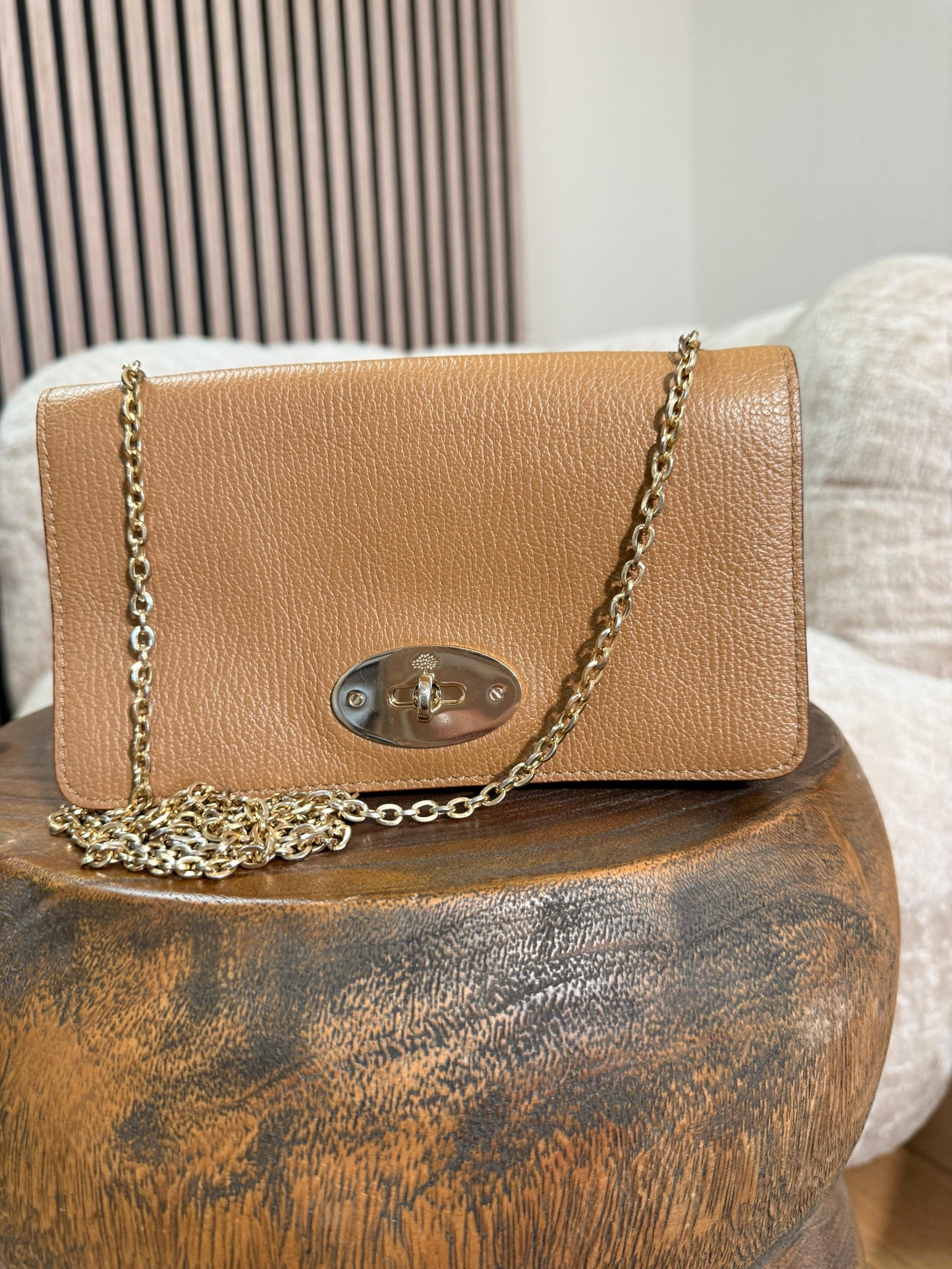 Mulberry - Clutch mit Postman’s Lock Verschluss